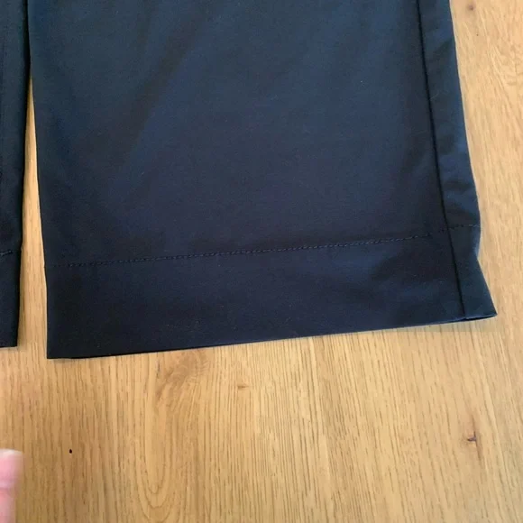 Lululemon Women’s 5 Pocket Wide-Leg Cropped Pants Stretch Black Size 27 x 24.5 - Picture 11 of 14